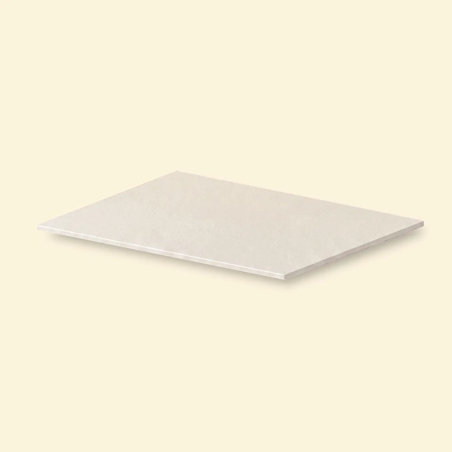 Plan de travail en céramique blanc pour module kamado Pilotis Vivaplancha.
::visuel:creme