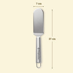 Spatule à poisson en inox Vivaplancha avec dimensions de l'accessoire.